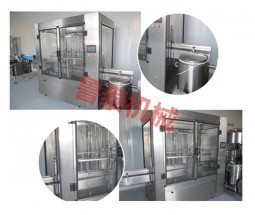 12-head straight-line low vacuum filling machine