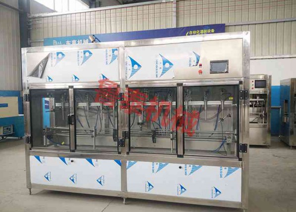 straight-line low vacuum filling machine