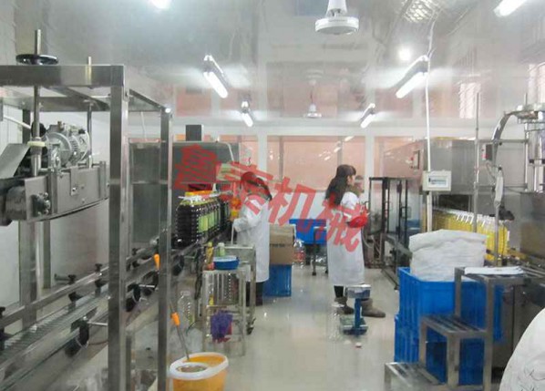 cooking oil servo filling line