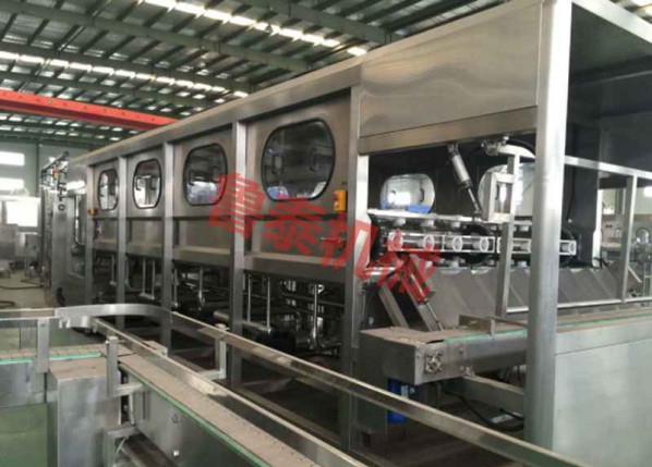 1200 barrel, 3-5 gallon barreled water production line