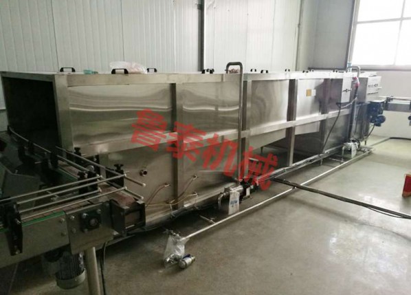 and spray sterilization line